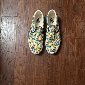 Vans aloha slip on vans men's size 13